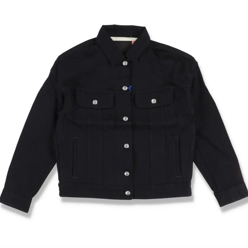 Acne Studios Bla Konst Lamp Denim Jacket Black Sz 34 Small